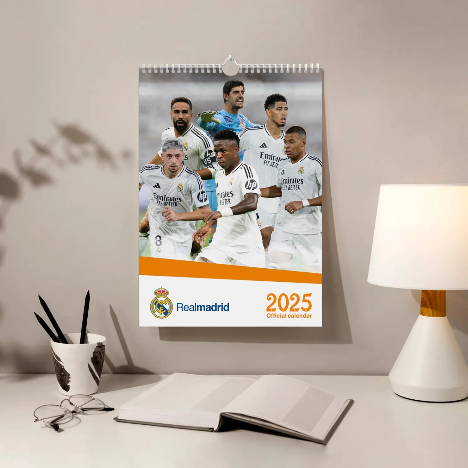 Grupo Erik Editores Schreibwaren|A3 Kalender 2025 Real Madrid