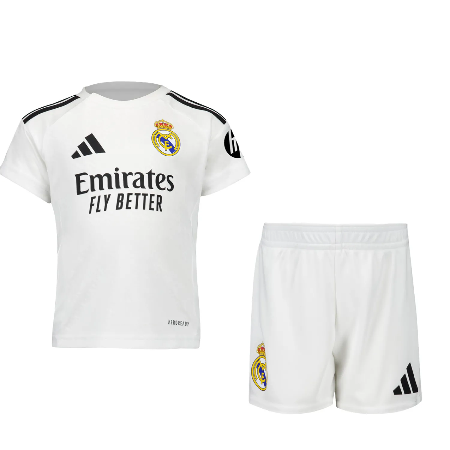 Kinder Adidas España, S.A.U Babykleidung|Baby Mbappé Heimausrüstung 24/25 Weiß