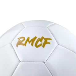 Project Rogers & JLK, S.L. Fußbälle|Ball mit farbigem Wappen Weiß Gold