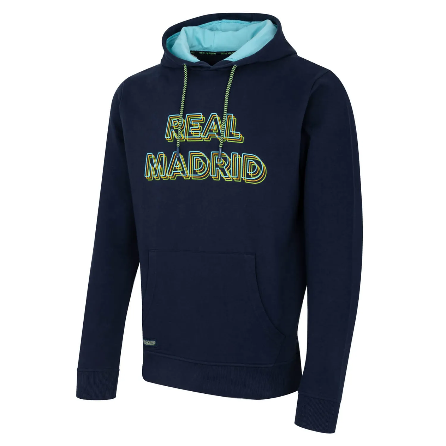 Herren Foundry Sweatshirts|Bernabeu Neon Lichter Sweatshirt Hoodie drucken blau