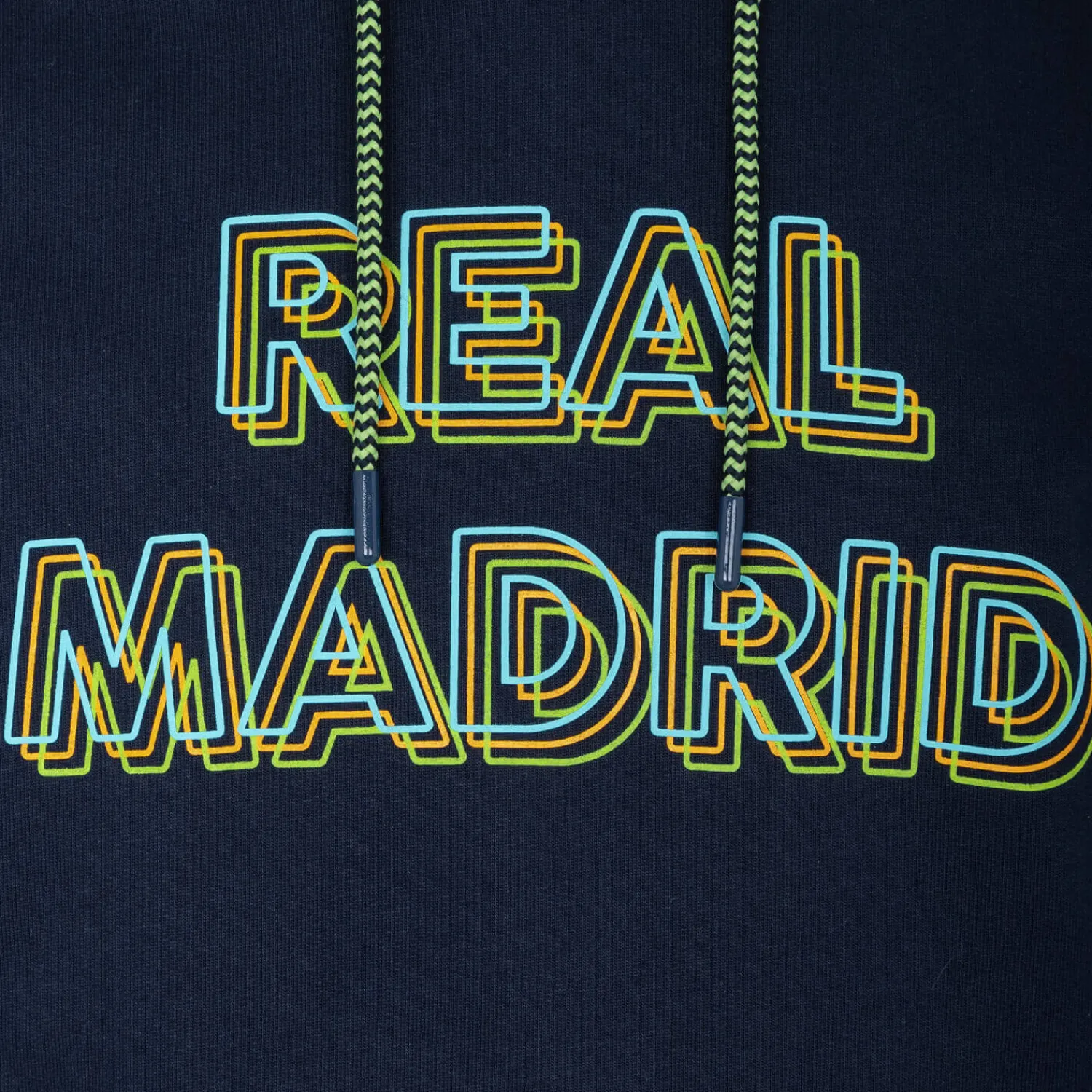 Herren Foundry Sweatshirts|Bernabeu Neon Lichter Sweatshirt Hoodie drucken blau