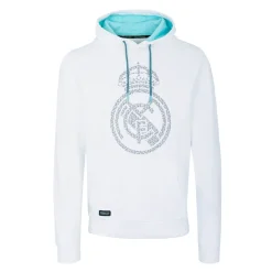 Herren Foundry Sweatshirts|Bernabeu Neon Lichter Sweatshirt Hoodie weiß Schild drucken