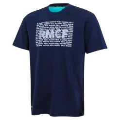 Herren Foundry T-Shirts|Bernabéu Neon Lights Herren T-Shirt RMCF Druck Blau