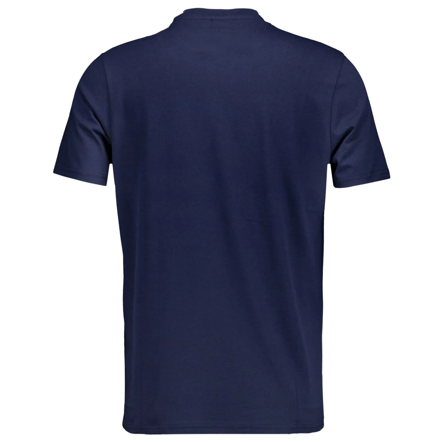 Herren OSDM Polos|T-Shirts|Blaues Herren-T-Shirt ECO Essentials Real Madrid Schild Farbe
