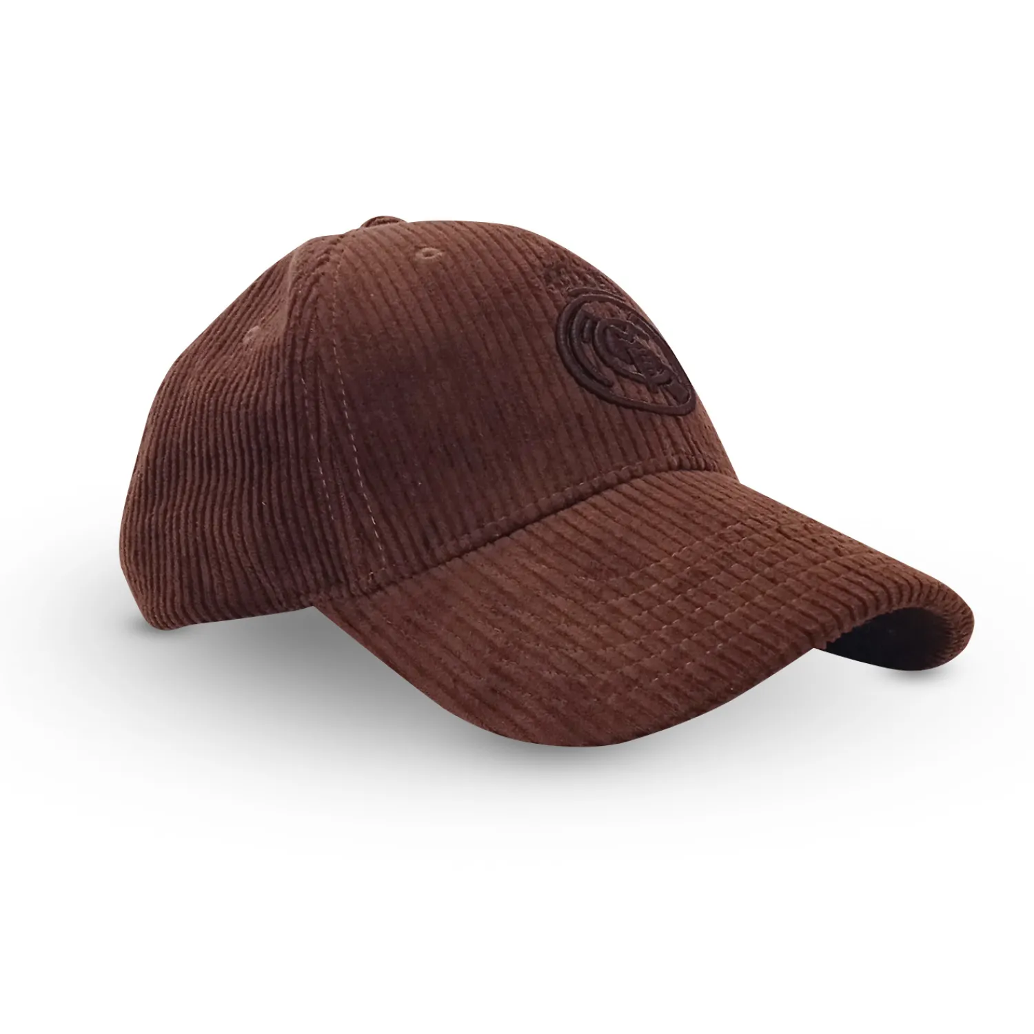 Damen Project Rogers & JLK, S.L. Caps|Hüte|Cap Wappen Cord Braun Real Madrid