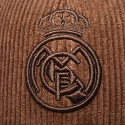 Damen Project Rogers & JLK, S.L. Caps|Hüte|Cap Wappen Cord Braun Real Madrid