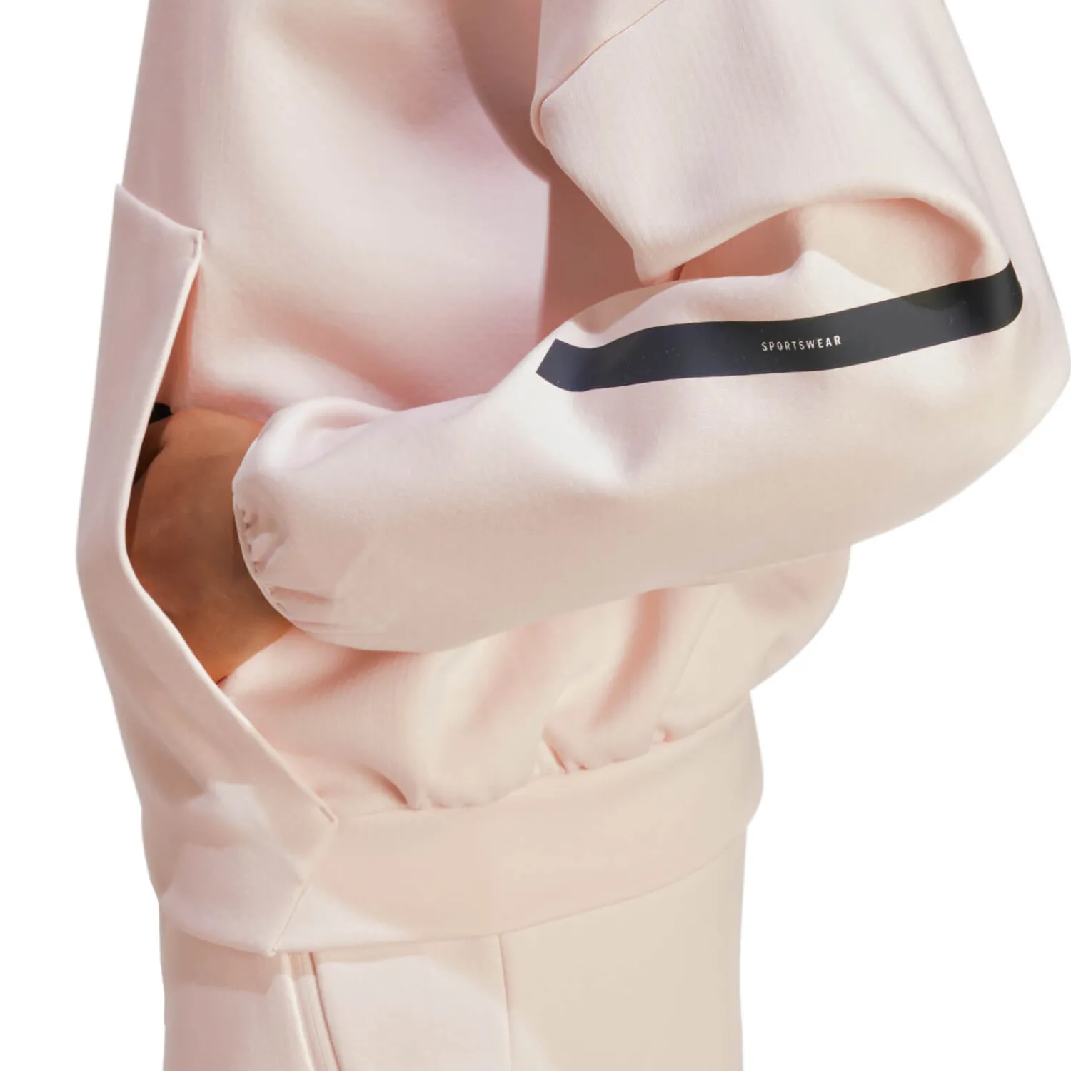 Damen Adidas España, S.A.U Sweatshirts|Trainingsanzüge|Damen adidas Badge Up Hoodie Hellrosa