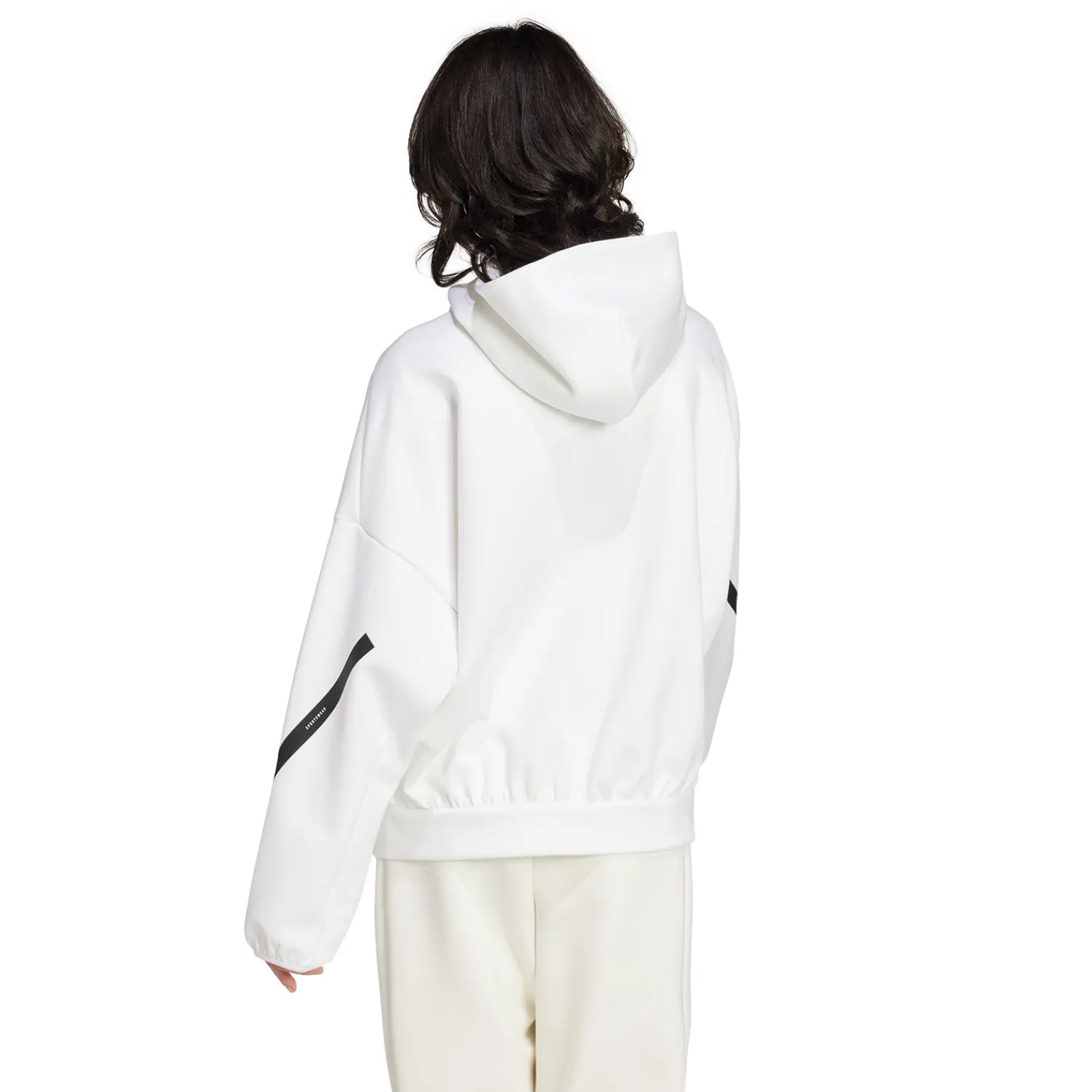 Damen Adidas España, S.A.U Sweatshirts|Sweatshirts|Damen adidas Badge Up Hoodie Weiß