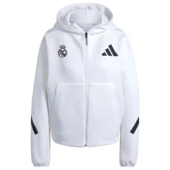 Damen Adidas España, S.A.U Trainingsanzüge|T-Shirts|Damen adidas Badge Up Kapuzenjacke Weiß