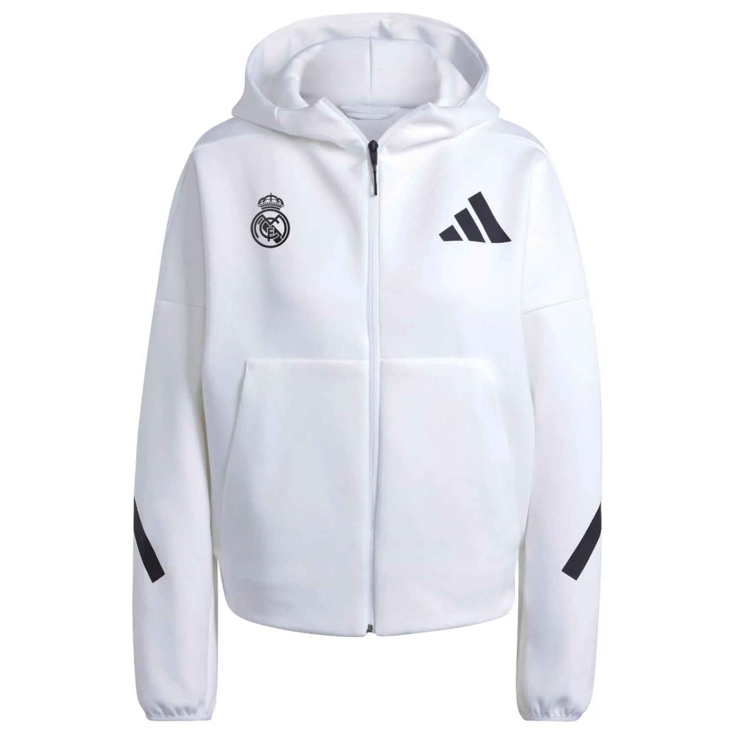 Damen Adidas España, S.A.U Trainingsanzüge|T-Shirts|Damen adidas Badge Up Kapuzenjacke Weiß