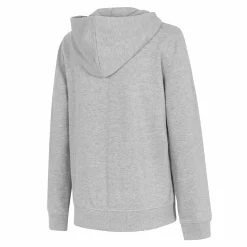 Damen T&F Sweatshirts|Damen Essentials Kapuzenjacke Hellgrau