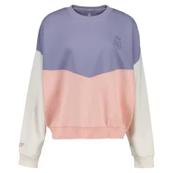 Damen Foundry Sweatshirts|Damen Real Madrid Ladies Vintage Panel Crewneck Sweatshirt