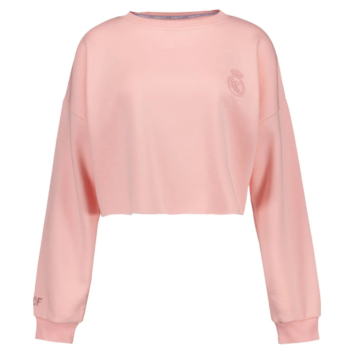 Damen Foundry Sweatshirts|Damen Real Madrid Ladies Vintag Cropped Sweatshirt Pink