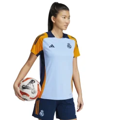 Damen Adidas España, S.A.U T-Shirts|Trainingsanzüge|Damen Training Shirt 24/25 Blau