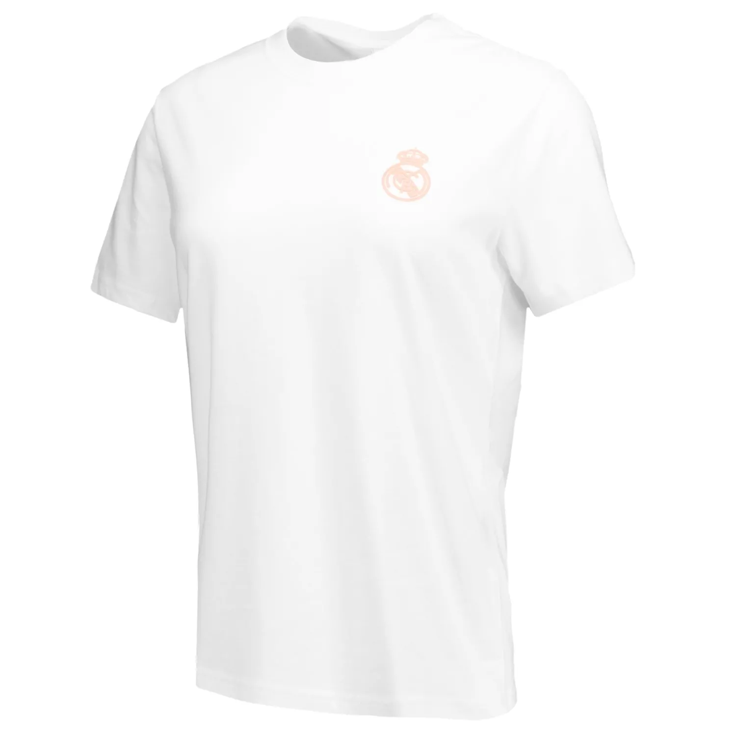 Damen OSDM T-Shirts|Damen-T-Shirt ECO Essentials Real Madrid Monocolour Shield Weiß