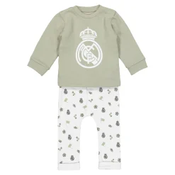 Kinder OSDM Babykleidung|Ensemble Pantalon & T-shirt Real Madrid Vert/Blanc bébés
