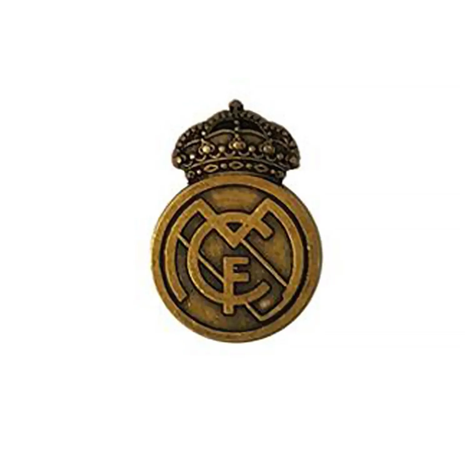 Project & Rogers Schlüsselanhänger|Goldener Real Madrid Pin Wappen