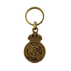 Project & Rogers Schlüsselanhänger|Goldener Real Madrid Wappen Schlüsselanhänger