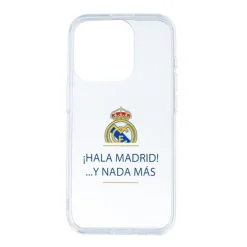 JLK Merchandising, S.L. Gehäuse|Handyhülle iPhone 15 Pro ¡Hala Madrid! Durchsichtig