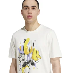 Herren Adidas España, S.A.U T-Shirts|Herren adidas Artist Pack T-Shirt Weiß 24/25