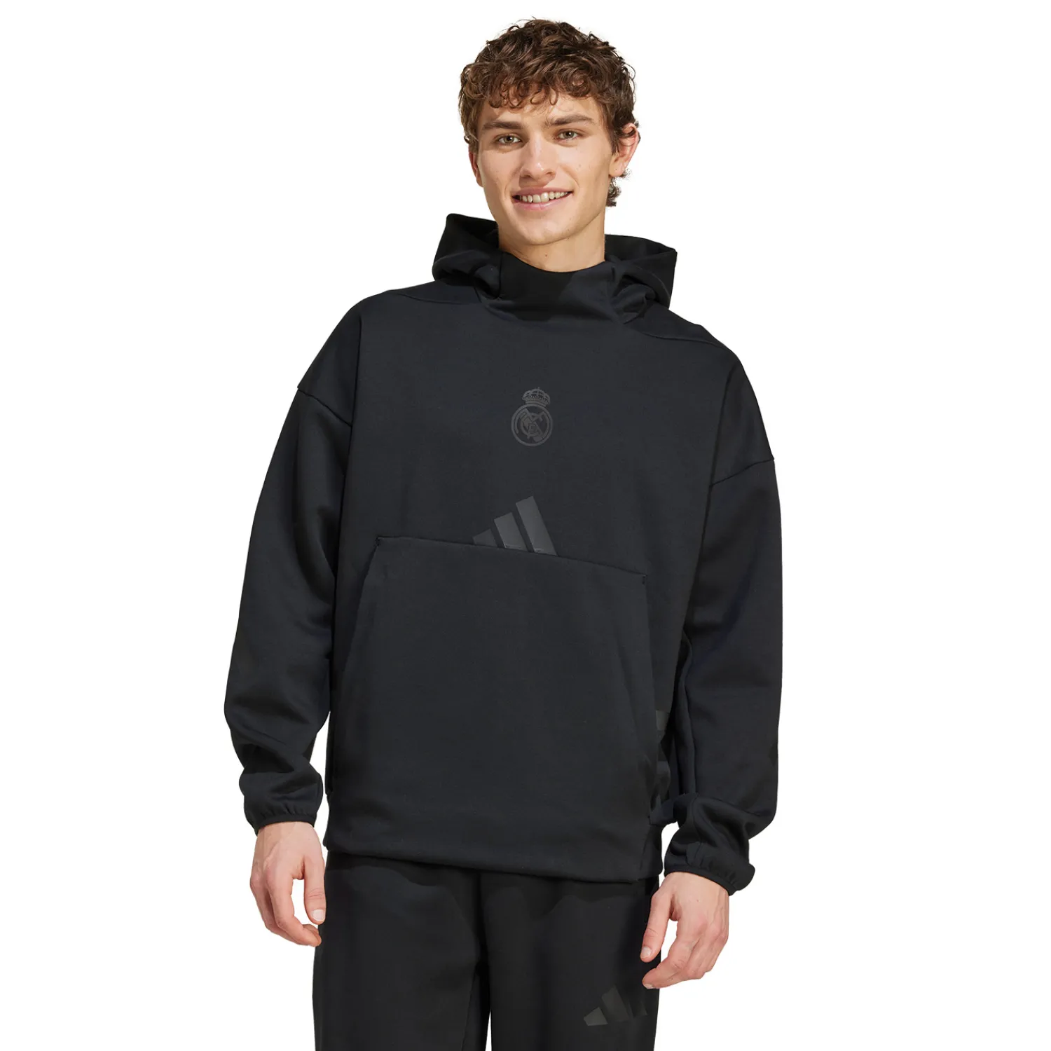 Herren Adidas España, S.A.U Sweatshirts|Sweatshirts|Herren adidas Badge Up Hoodie Schwarz