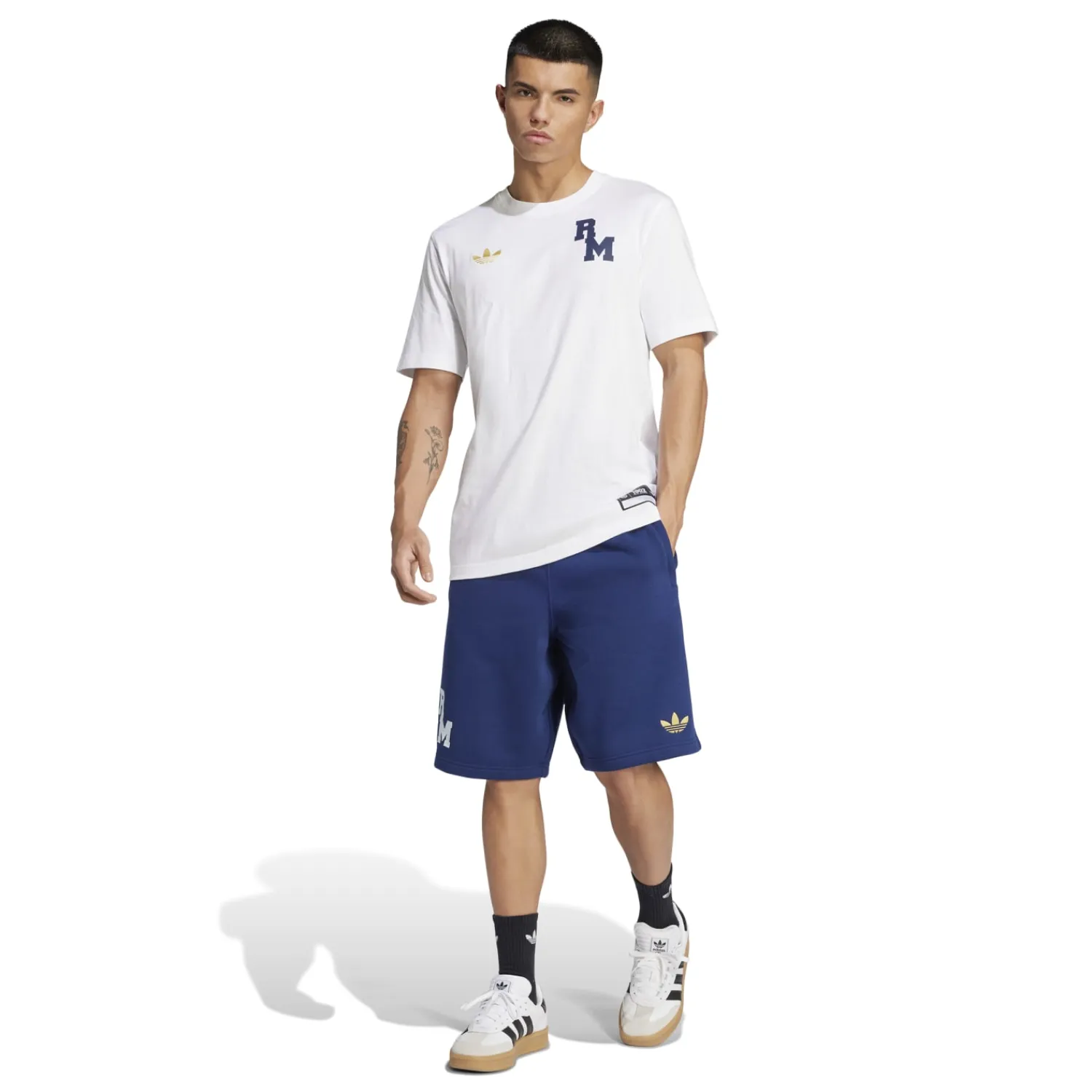 Herren Adidas España, S.A.U T-Shirts|T-Shirts|Herren adidas Varsity T-Shirt 24/25 Weiß