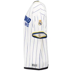 Herren MBA Solutions T-Shirts|Herren Baseball Oversize T-Shirt mit Streifen Off White Real Madrid