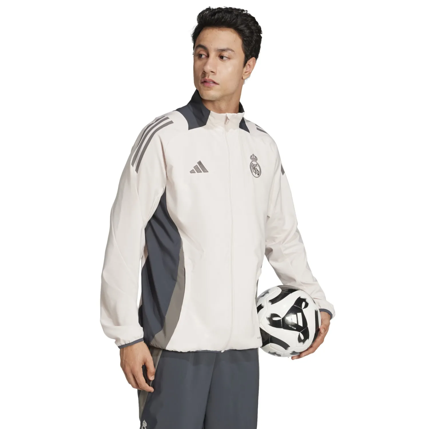Herren Adidas España, S.A.U Trainingsanzüge|Jacken|Herren CL Trainingsjacke 24/25 Beige