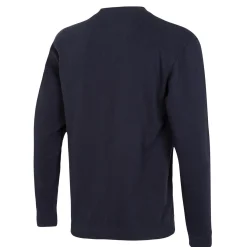 Herren T&F Sweatshirts|Herren Essentials Sweatshirt mit farbigem Wappen Marineblau