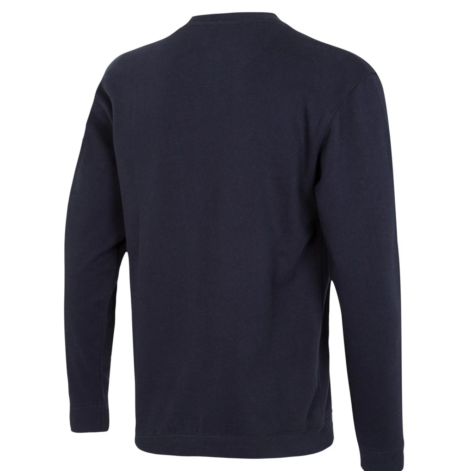 Herren T&F Sweatshirts|Herren Essentials Sweatshirt mit farbigem Wappen Marineblau