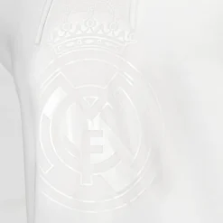 Herren MBA Solutions Sweatshirts|Herren Hoodie Blackout Wappen Weiß Real Madrid