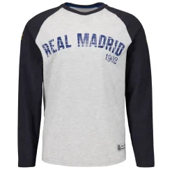 Herren MBA Solutions T-Shirts|Herren Langärmliges Baseball T-Shirt Off White Real Madrid