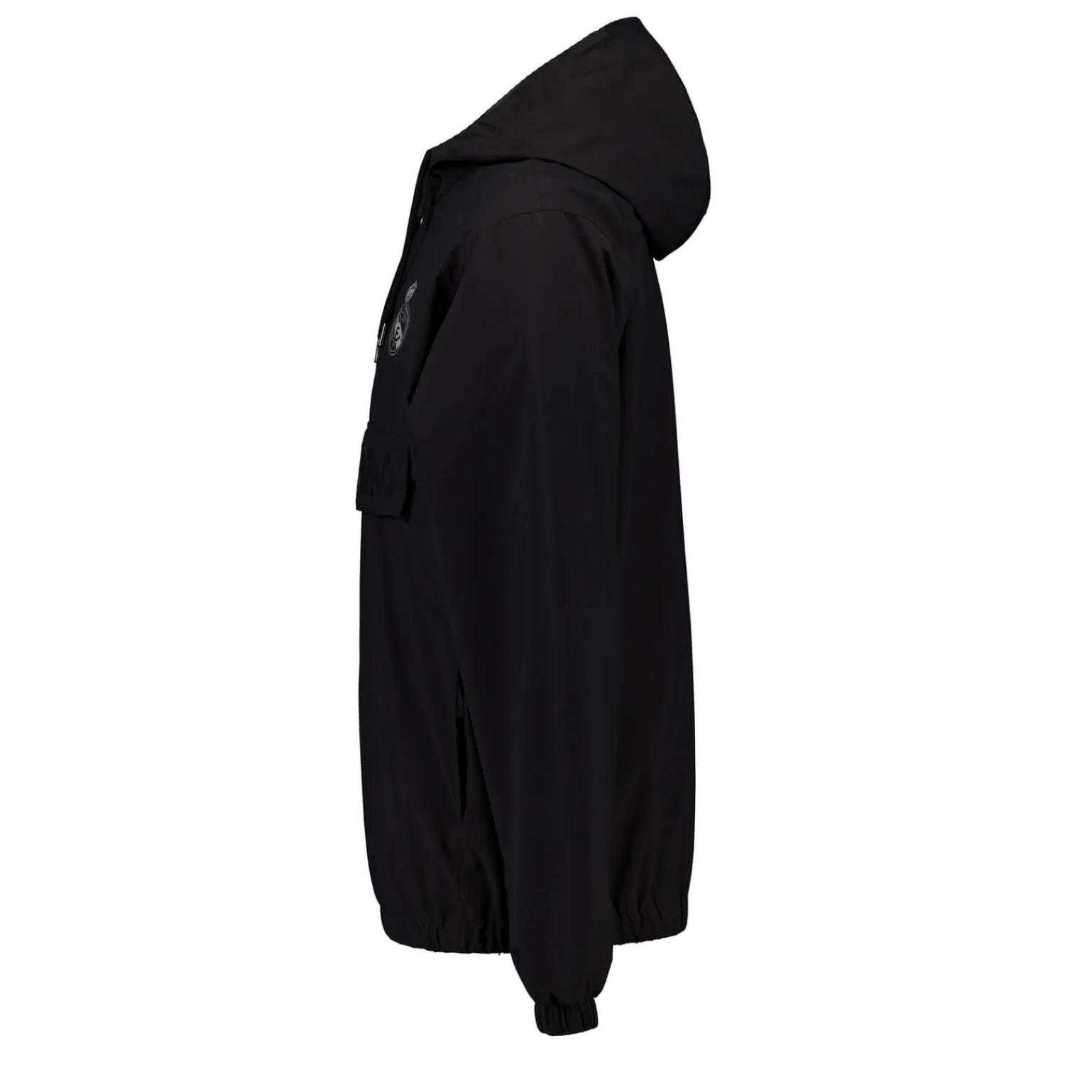 Herren MBA Solutions Jacken|Herren Outerwear Leichter Anorak mit Kapuze Real Madrid Schwarz