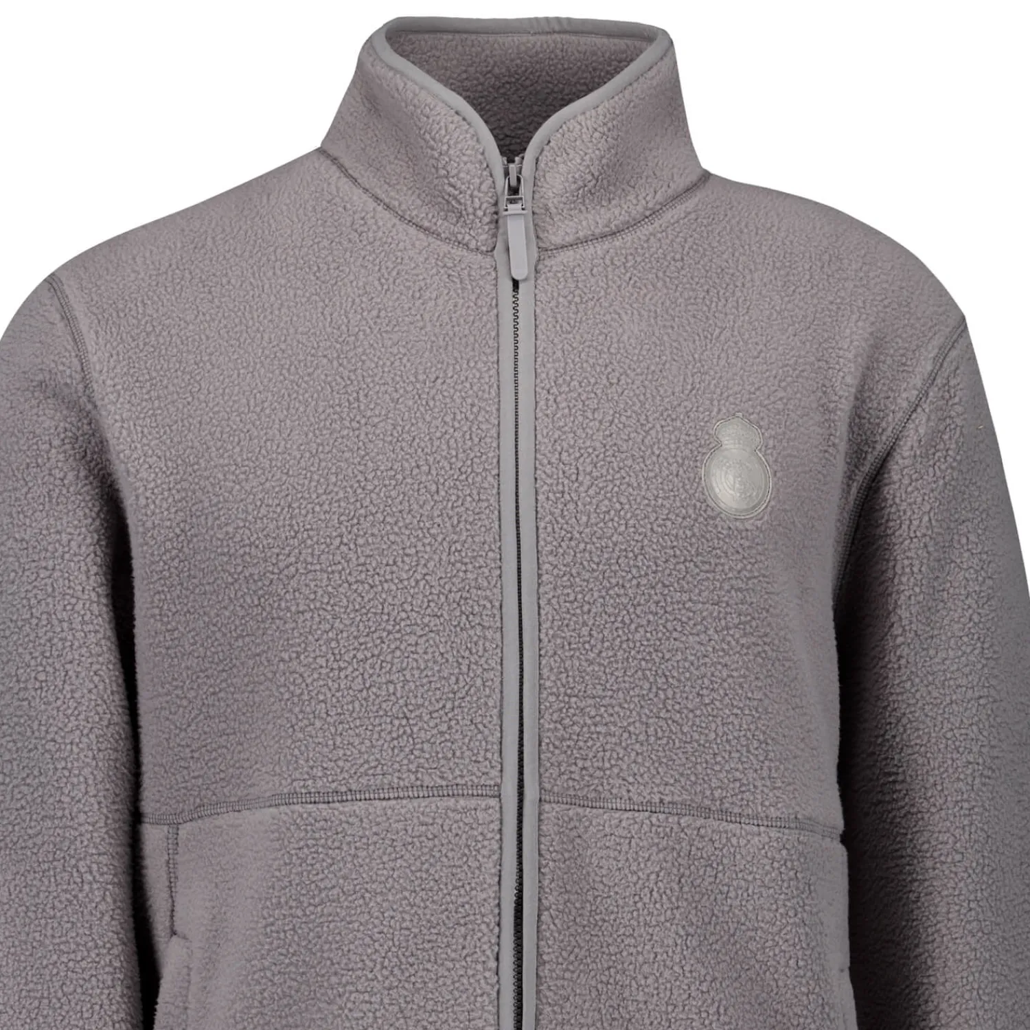 Herren MBA Solutions Jacken|Herren Outerwear Sherpajacke Real Madrid Grau