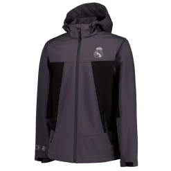Herren MBA Solutions Jacken|Herren Outerwear Softshell Jacke Real Madrid Dunkelgrau
