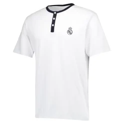 Herren OSDM T-Shirts|Pyjamas|Herren Real Madrid Weiße Träume Pyjama-Set T-Shirt & Fleece-Hose Navy