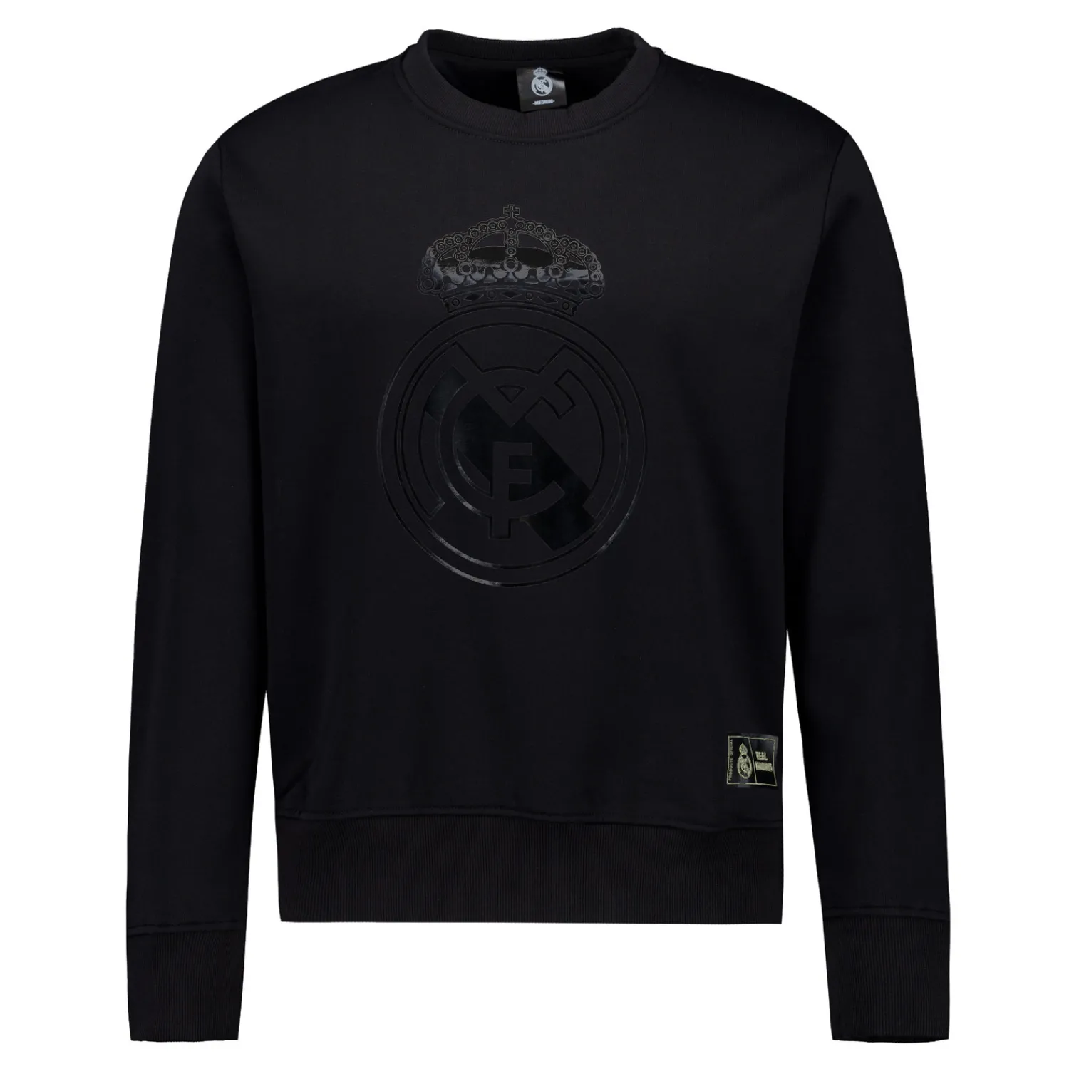 Herren MBA Solutions Sweatshirts|Herren Sweatshirt Wappen Schwarz Real Madrid