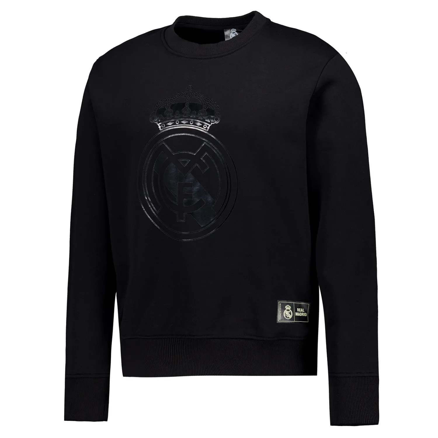 Herren MBA Solutions Sweatshirts|Herren Sweatshirt Wappen Schwarz Real Madrid