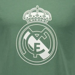 Herren Sport Design Sweden AB T-Shirts|Herren T-Shirt Color Crest Dunkelgrün Real Madrid