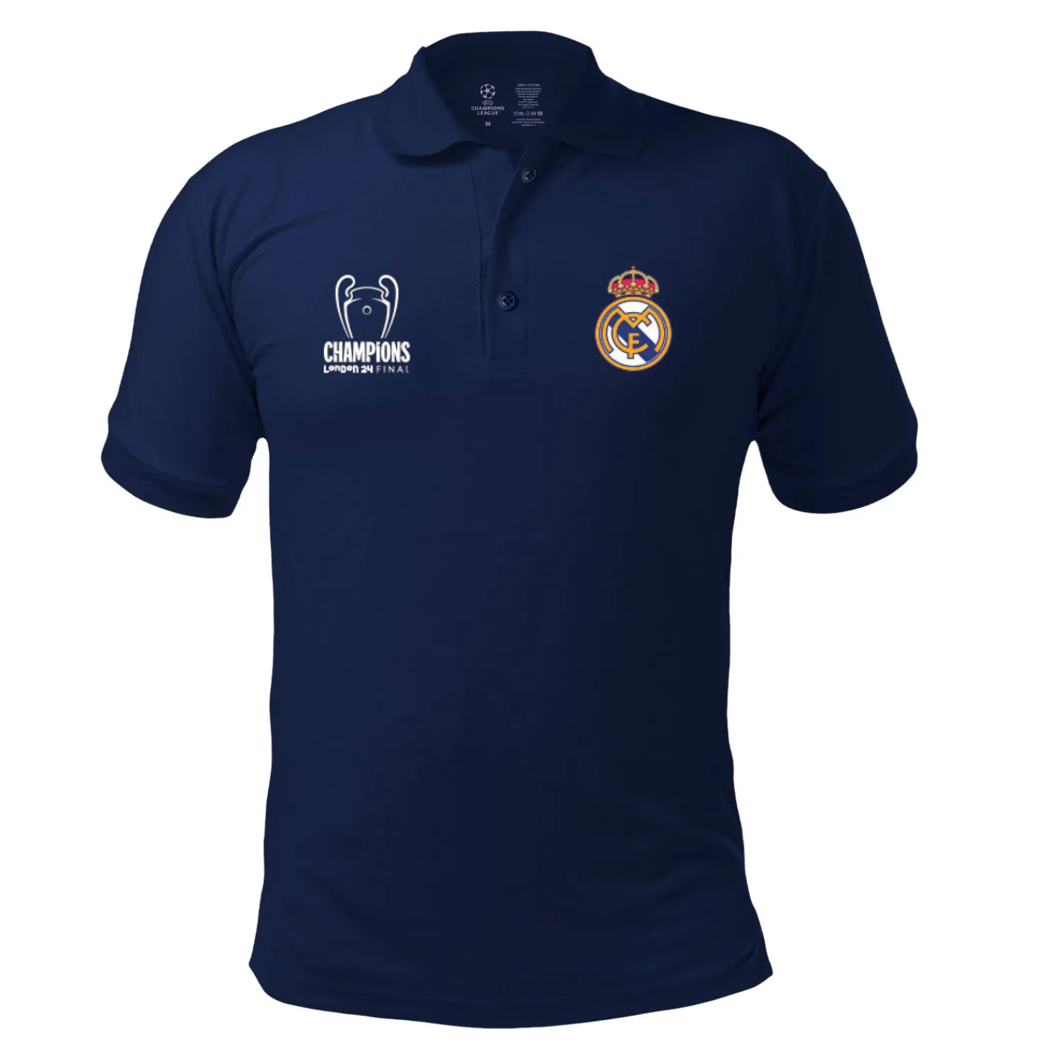 Herren The Great Branding Company Polos|Herren UCL Champions 15 Poloshirt Marineblau