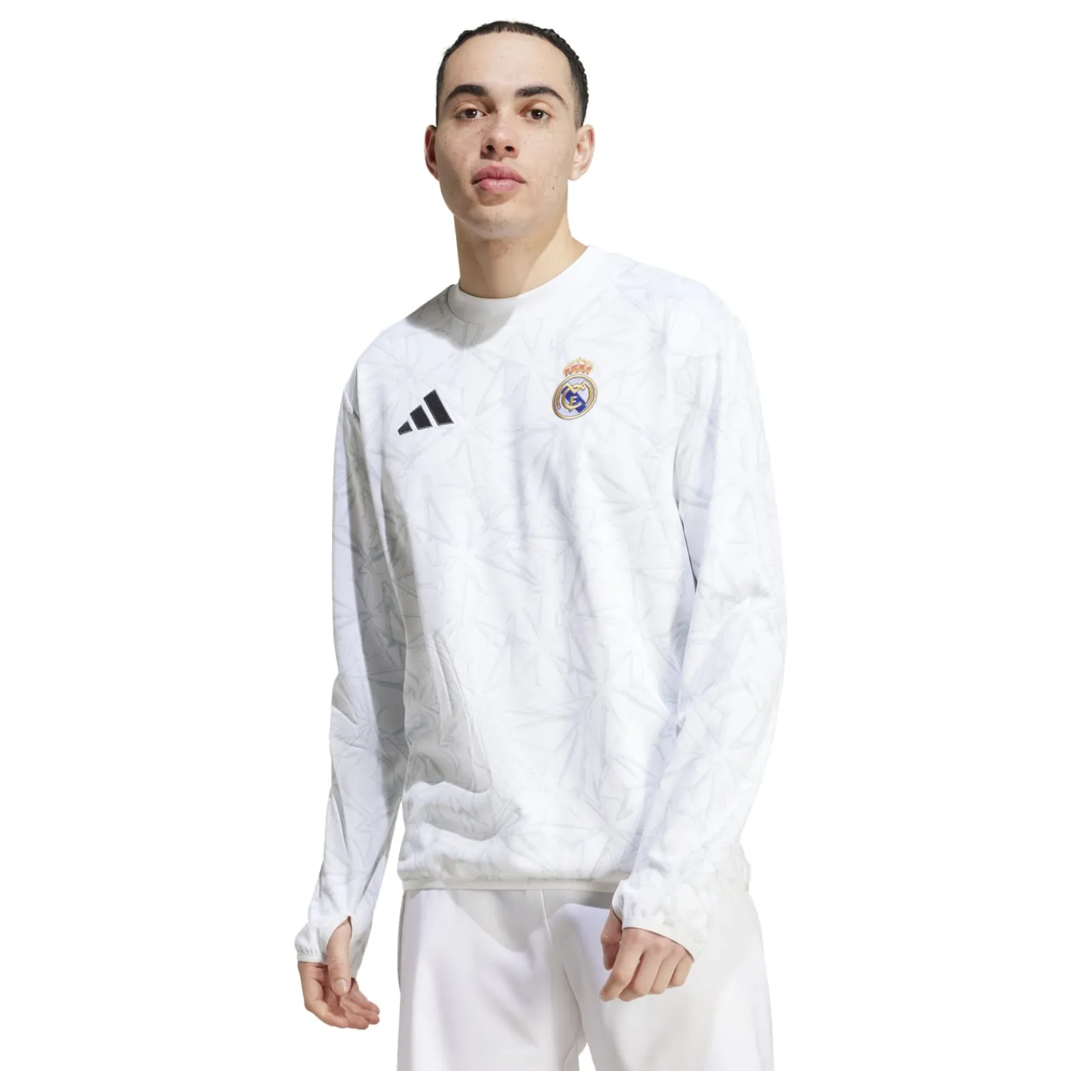 Herren Adidas España, S.A.U Sweatshirts|Herren Warm Up Top 24/25 Weiß