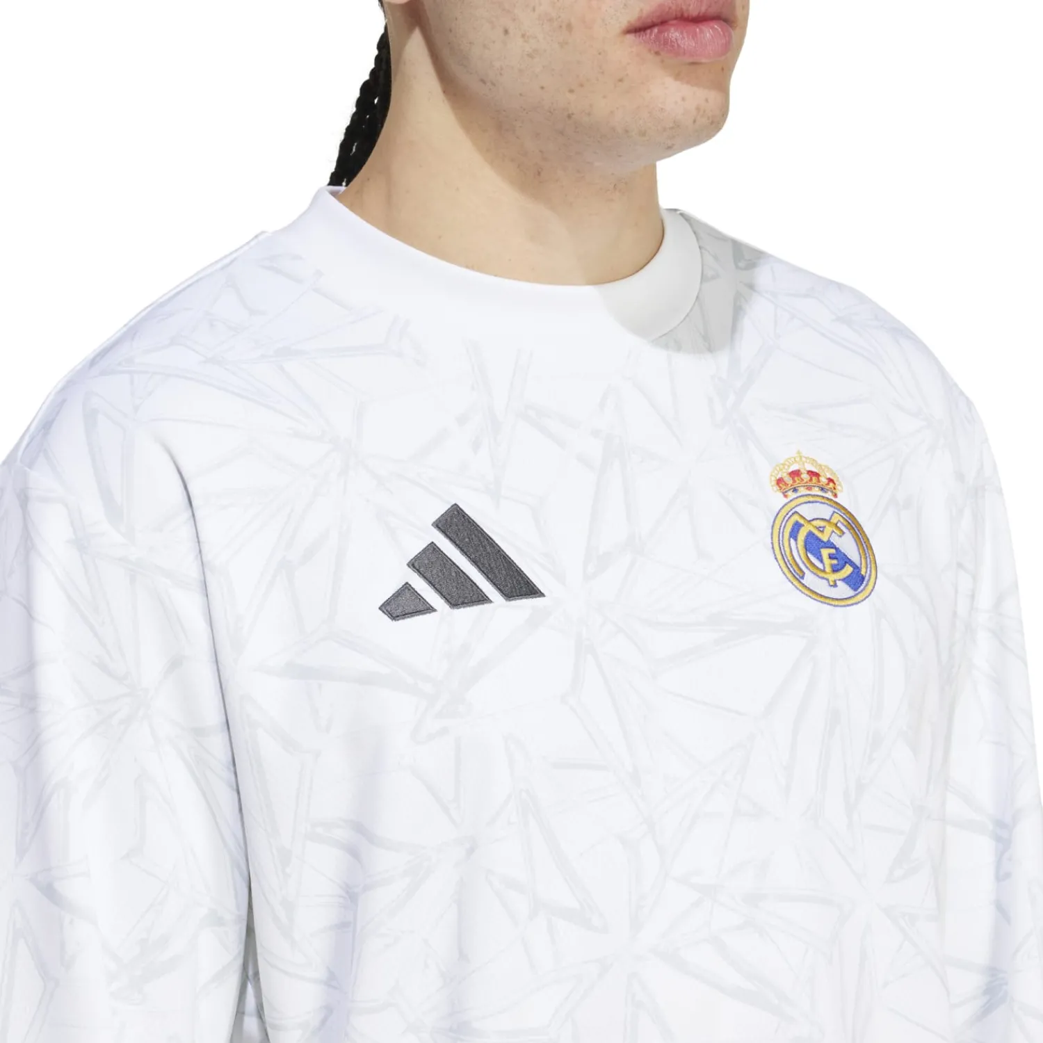 Herren Adidas España, S.A.U Sweatshirts|Herren Warm Up Top 24/25 Weiß
