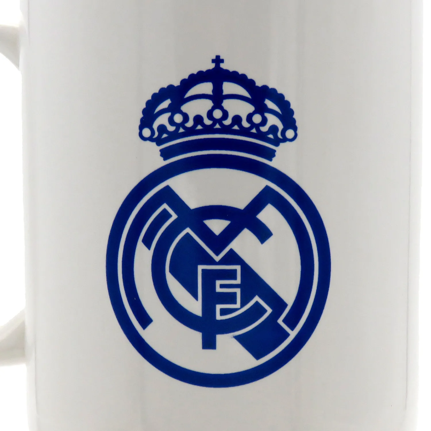 JLK Merchandising, S.L. Zum Trinken|Keramiktasse Wappen 300ml Weiß/Blau