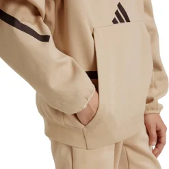 Kinder Adidas España, S.A.U Sweatshirts|Sweatshirts|Kinder adidas Badge Up Hoodie Creme/Schwarz