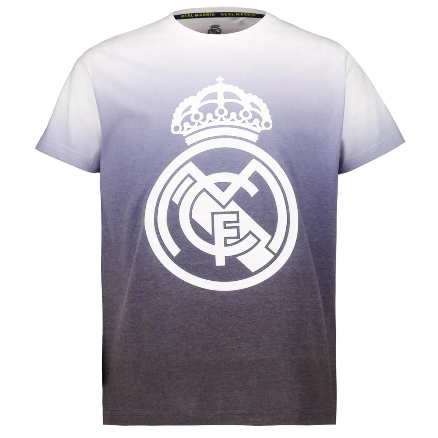 Kinder ITEX T-Shirts|Kinder Fan Kids Schwarzes Degrade T-Shirt Real Madrid