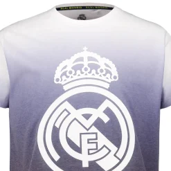Kinder ITEX T-Shirts|Kinder Fan Kids Schwarzes Degrade T-Shirt Real Madrid