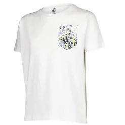 Kinder ITEX T-Shirts|Kinder Fan Kids Vordertasche Weißes T-Shirt Real Madrid