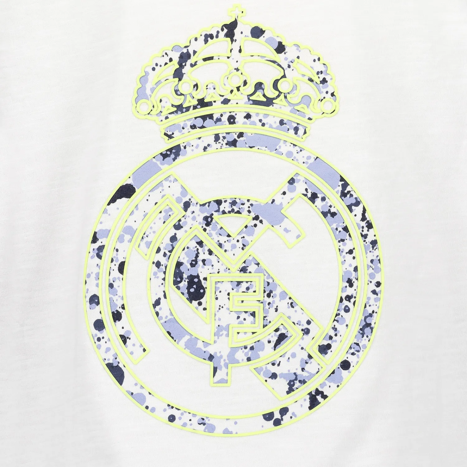 Kinder ITEX T-Shirts|Kinder Fan Kids Vordertasche Weißes T-Shirt Real Madrid