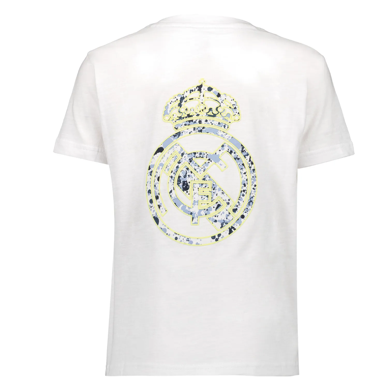 Kinder ITEX T-Shirts|Kinder Fan Kids Vordertasche Weißes T-Shirt Real Madrid