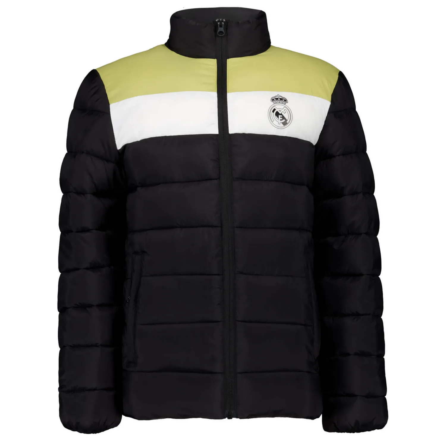 Kinder MBA Solutions Jacken|Kinder Outerwear Wattierte Jacke Color Block Real Madrid Schwarz